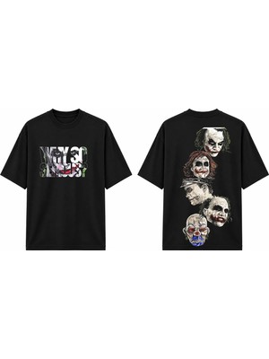 Tomris Dtg Baskı Jookeer Karakter Kolajı Oversize T-Shirt