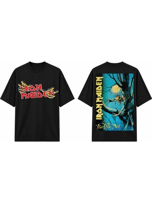 Tomris Dtg Baskı Ironmaiden Legacy Of Beast Oversize T-Shirt