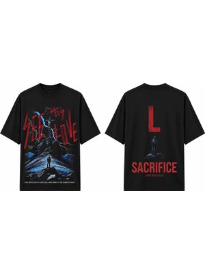 Tomris Dtg Baskı Love Revealed Sloganlı Oversize T-Shirt