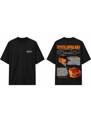 Tomris Dtg Baskı Supra  Jdm Oversize T-Shirt