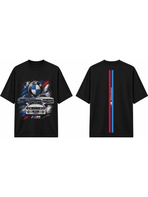 Tomris Dtg Baskı  M3 Motorsport Koleksiyon Oversize T-Shirt