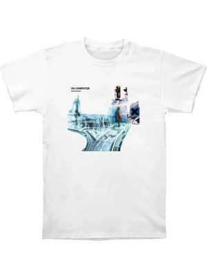 Empressco Beyaz Radiohead Ok Bilgisayar CD Lp Vinil Poster Rainbows Thom Yorke Kid Askılı Kali