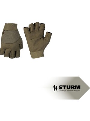 Sturm Mil-Tec Taktik Yarım Parmak Doğa ve Arama Kurtarma Eldiveni