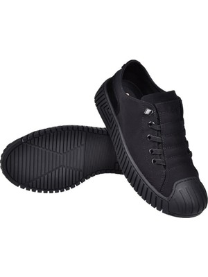 Gamelu Comfort Premium Vigor Siyah Kanvas Unisex Çocuk Günlük Ayakkabı