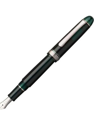 Platinum 3776 PNB18000 Century Silver Trim7 Laurel Green Dolmakalem
