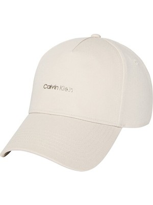 Calvin Klein Erkek Pamuklu Twill Standart Logo Detaylı Şapka