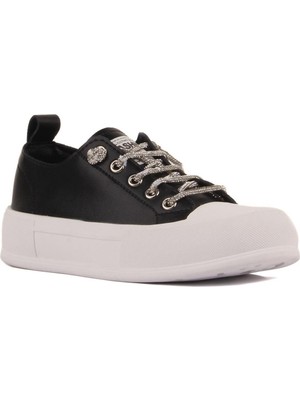 Bags Shoes Guja 24Y384-3 Kadın Günlük Yüksek Taban Hakiki Deri Sneaker Spor ayakkabı