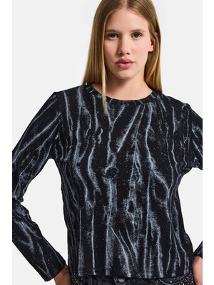 It's Basic Kadın Siyah w5 Özel Tasarım Kumaş Elastan Body