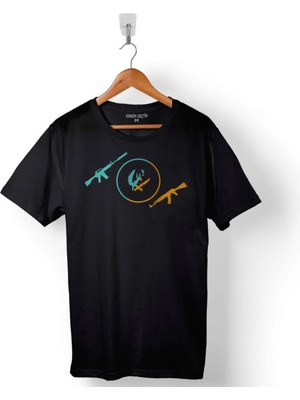  Csgo Kanas Keleş Kalaşnikof Counter Strike Baskılı Eşofman Unisex Tişört