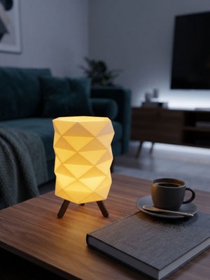 Mcy Dekor Şık Dekoratif Mini Abajur Modelleri - Iskandinav Tasarım Gece Lambası (TeaLight)