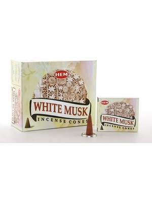 White Musk Aromalı Konik Tütsü