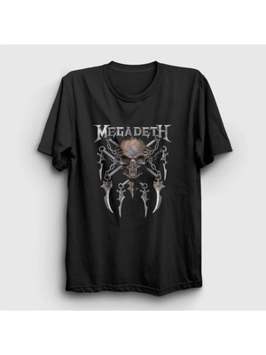  Unisex Siyah Rust Megadeth T-Shirt 65931TT