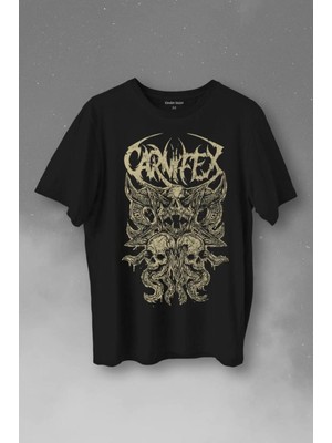  Carnifex Rock Ghotic Black Metal Death Music Müzik Baskılı Tişört Unisex T-Shirt
