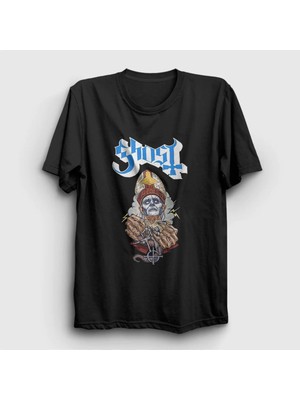 Unisex Siyah Hands Ghost T-Shirt 51877TT
