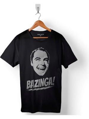  Bazınga Şaka The Bıg Bang Theory Sheldon Cooper Erkek Tişört