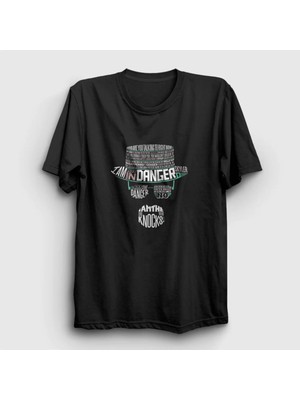  Unisex Siyah Wordart Breaking Bad T-Shirt 185718TT