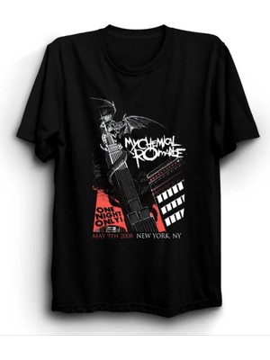  Unisex Siyah My Chemical Romance, Rock, Metal Tişört