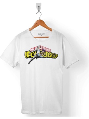  Izuku Mıdorıya Boku No Hero My Academıa Logo Erkek Tişört