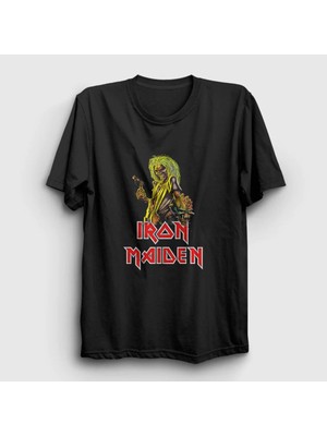  Unisex Siyah Eddie Iron Maiden T-Shirt 85620TT