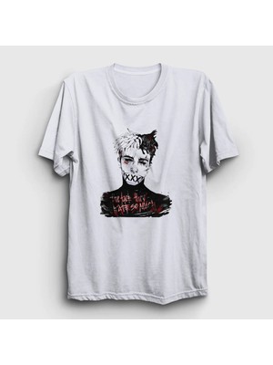  Unisex Beyaz Hate Xxxtentacion T-Shirt 47909TT