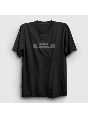  Unisex Siyah Logo Lebron James Basketbol T-Shirt 296818TT