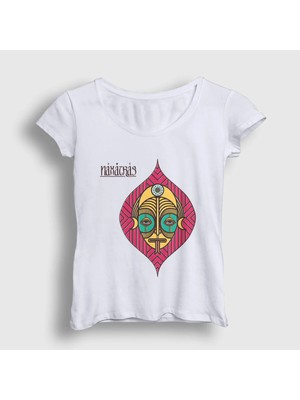  Kadın Beyaz Band Naxatras T-Shirt 576647TT