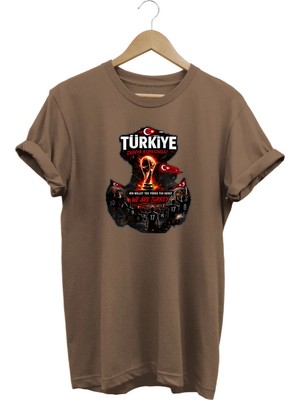  Türkiye Dünya Kupası Futbol Taraftar Tişörtü - Özel Tasarım Milli Takım Baskılı T-Shirt