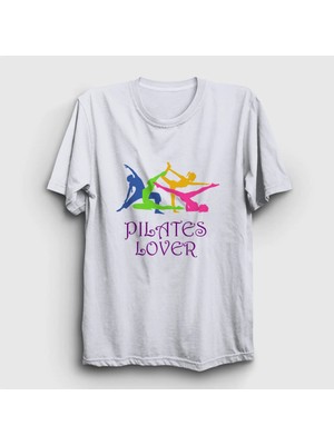  Unisex Beyaz Lover Hediye Pilates T-Shirt 511757TT