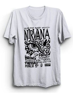  Nirvana, Sub-Pop, Rock, Metal Tişört