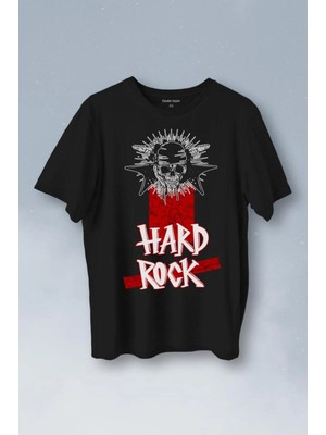  Hard Rock Music Old 90's Baskılı Tişört Unisex T-Shirt