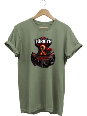  Türkiye Dünya Kupası Futbol Taraftar Tişörtü - Özel Tasarım Milli Takım Baskılı T-Shirt