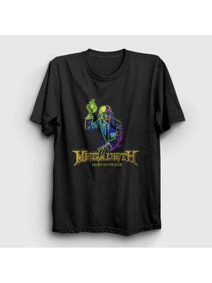  Unisex Siyah Rust In Peace Megadeth T-Shirt 65858TT
