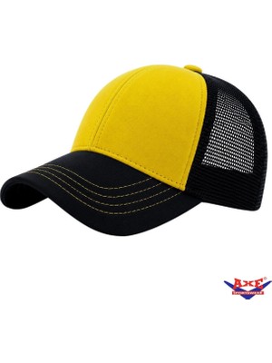 Axe Sportswear Unisex Yazlık Önü Süet Arkası Fileli Ayarlanabilir Tokalı Kasketli Beyzbol Kep Şapka