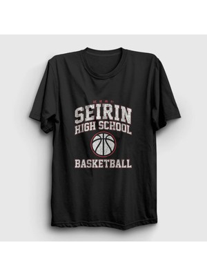  Unisex Siyah Seirin High School Kuroko's Basketball T-Shirt 604360TT