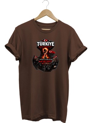  Türkiye Dünya Kupası Futbol Taraftar Tişörtü - Özel Tasarım Milli Takım Baskılı T-Shirt