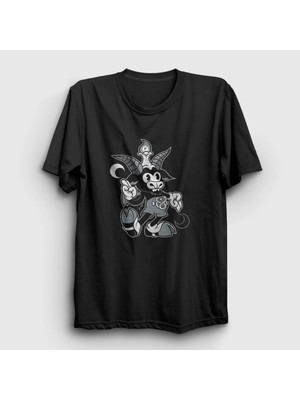 Unisex Siyah Do Walt Thou Wilt Cartoon Baphomet T-Shirt 458103TT