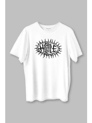  Hole Nirvana Kurt Cobain Tişört Grunge Rock Punk Baskılı Beyaz Unisex T-Shirt