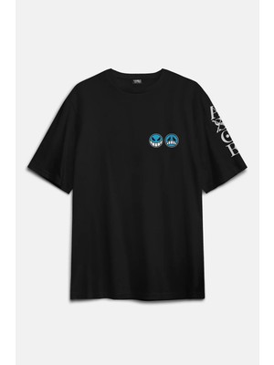  Ace Fire Fist Whitebeard Pirates Portgas One Piece Asce Anime Kol Baskılı Oversize T-Shirt