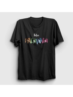  Unisex Siyah Members The Beatles T-Shirt 114970TT