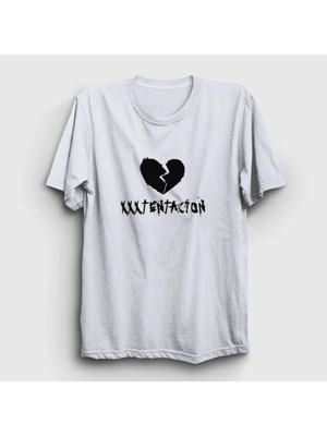  Unisex Beyaz Broken Heart Xxxtentacion T-Shirt 47247TT