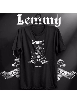  Motörhead, Lemmy Kilmister, Rock, Metal Tişört
