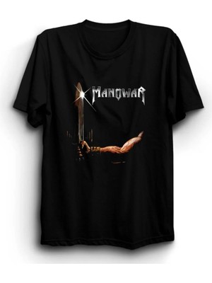  Manowar, Rock, Metal Tişört