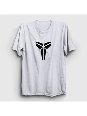  Unisex Beyaz Logo Kobe Bryant Basketbol T-Shirt 296318TT