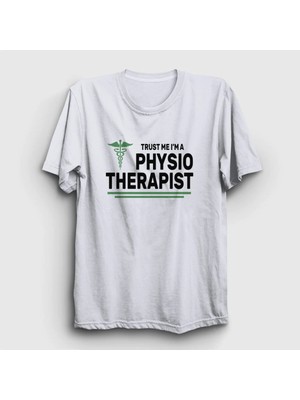  Unisex Beyaz Trust Hediye Physiotherapist Fizyoterapist T-Shirt 545510TT