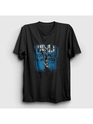  Unisex Siyah Blink The Walking Dead T-Shirt 390227TT