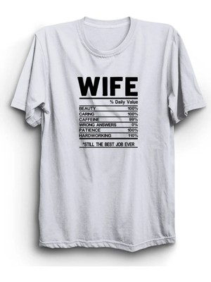  Karım, Wife, Mizah %100 Pamuk Tişört