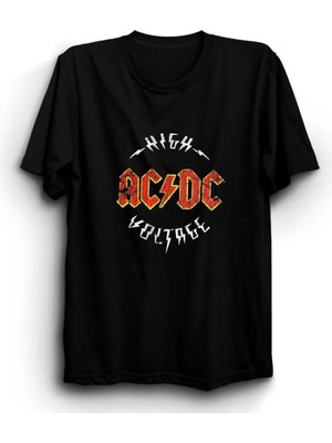  Acdc, High Voltage, Rock, Metal Tişört