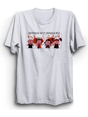  Mindless Self Indulgence, Cartoon, Rock Metal Müzik Grubu Baskılı %100 Pamuk Tişört