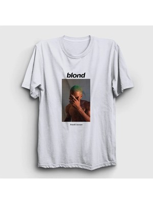  Unisex Beyaz Blond Müzik Frank Ocean T-Shirt 507083TT