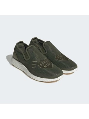 Adidas Human Made Boost Pure Slip-On Günlük Spor Erkek Ayakkabı Yeşil GX5204